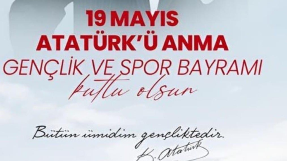 İNCİRLİK ANADOLU LİSESİNDE  ÖĞRETMEN VE ÖĞRENCİLER  19 MAYIS ATATÜRK'Ü ANMA VE GENÇLİK SPOR BAYRAMINI  COŞKUYLA KUTLADI